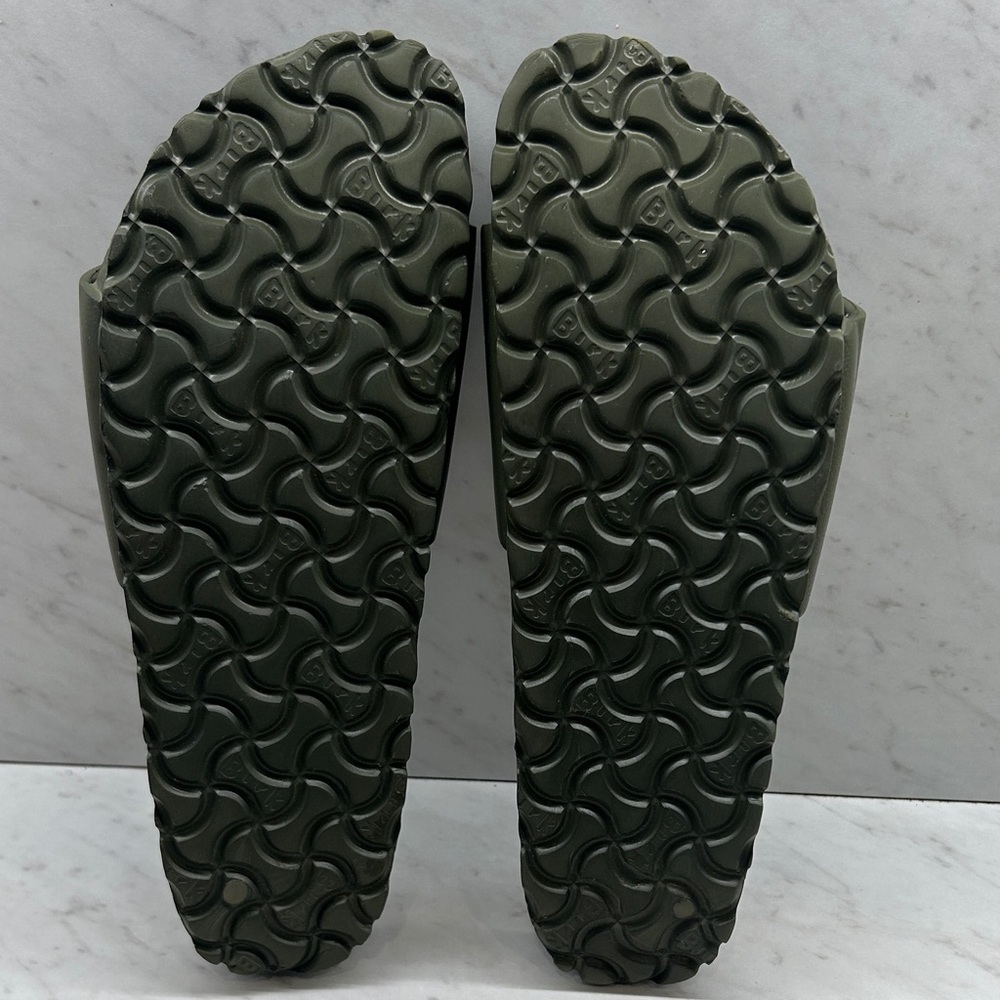 Birkenstock Madrid Essentials Dark Green Slide Sandals Women’s Size 8 (39) - Picture 3 of 5